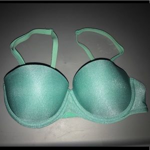 Wear Everywhere Multi-Way Push-Up Shiny Teal Bra